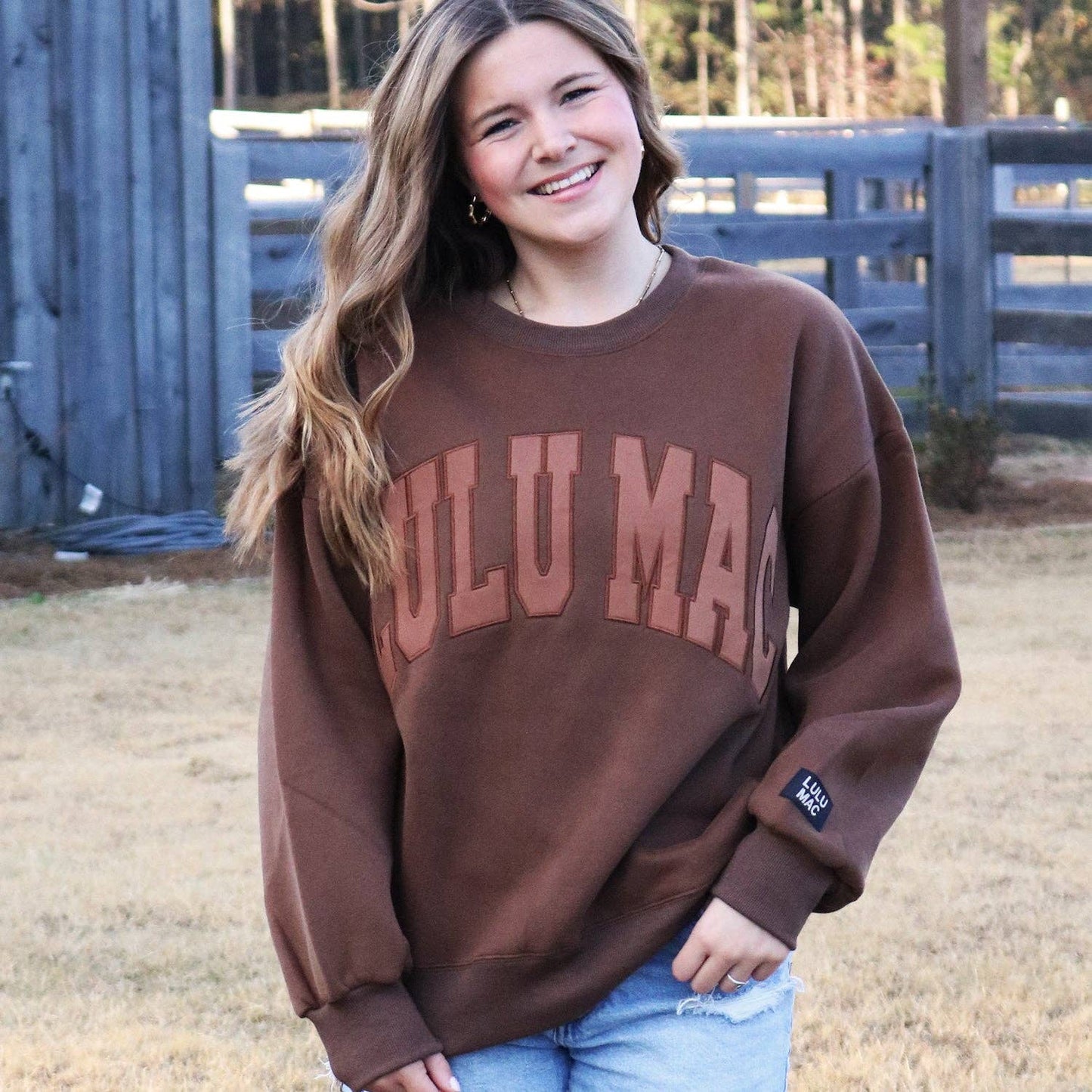 Lulu Mac Sweatshirt Brown on Brown