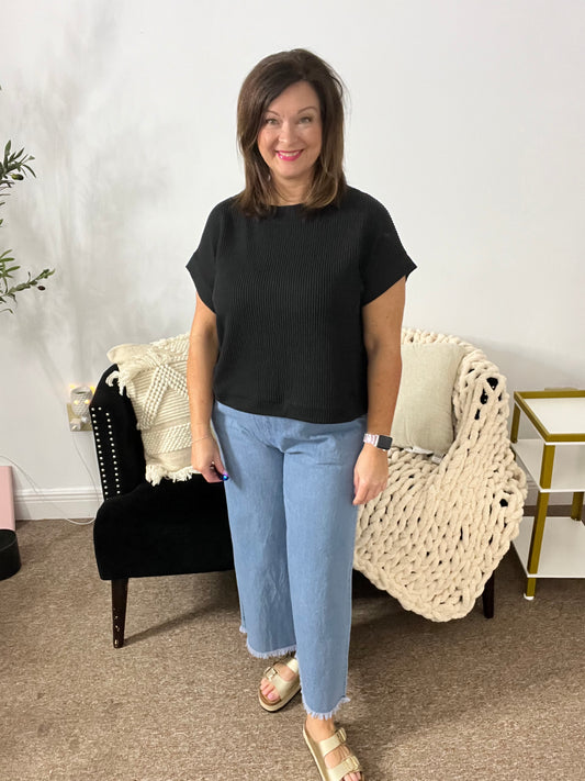 The Essential Ribbed Cap Sleeve Top