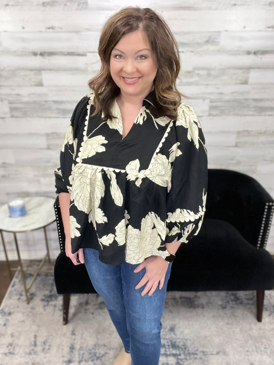 Haven't You Heard Top*size large~FINAL SALE