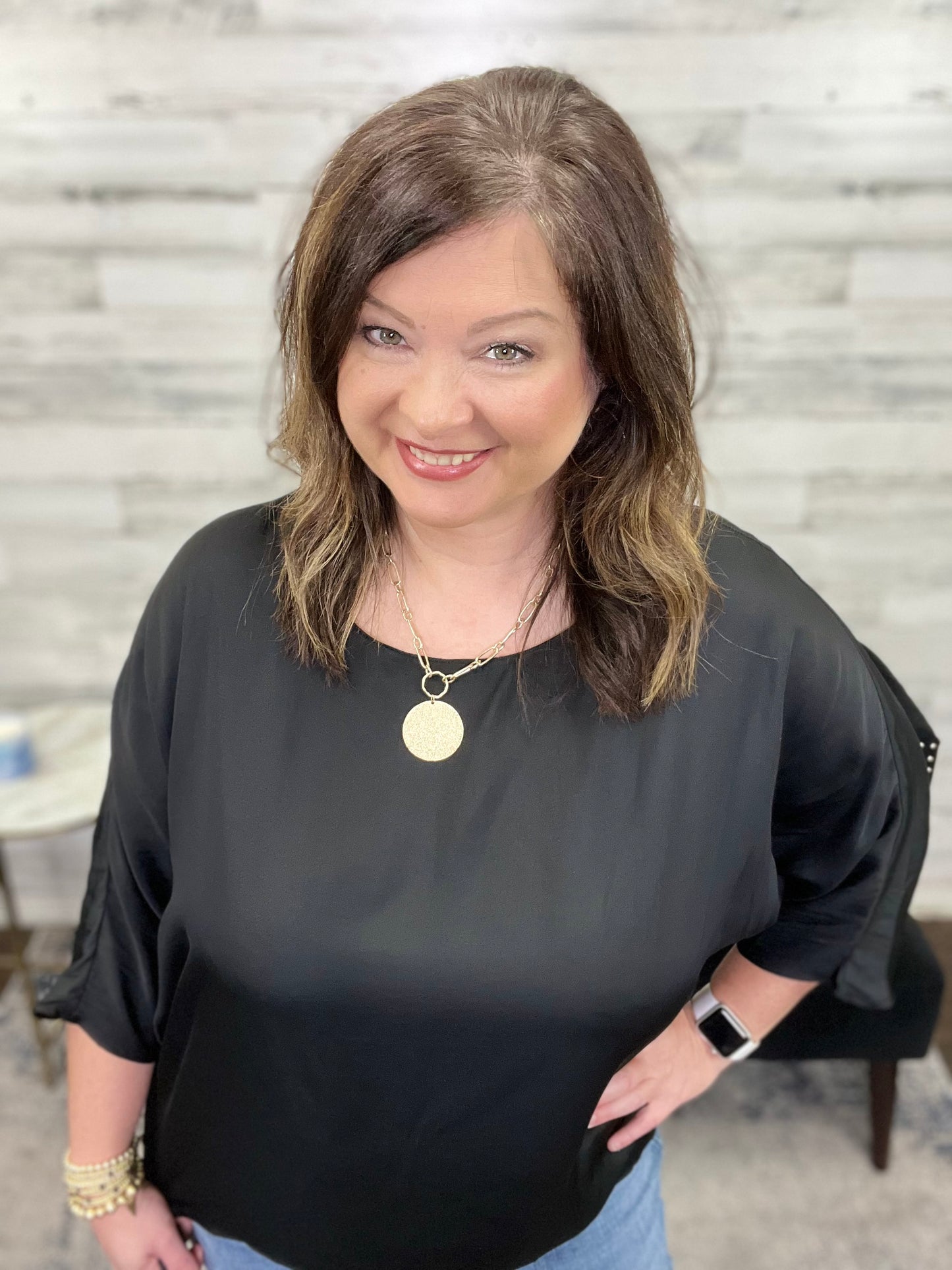 Effortless Drape Silky Top