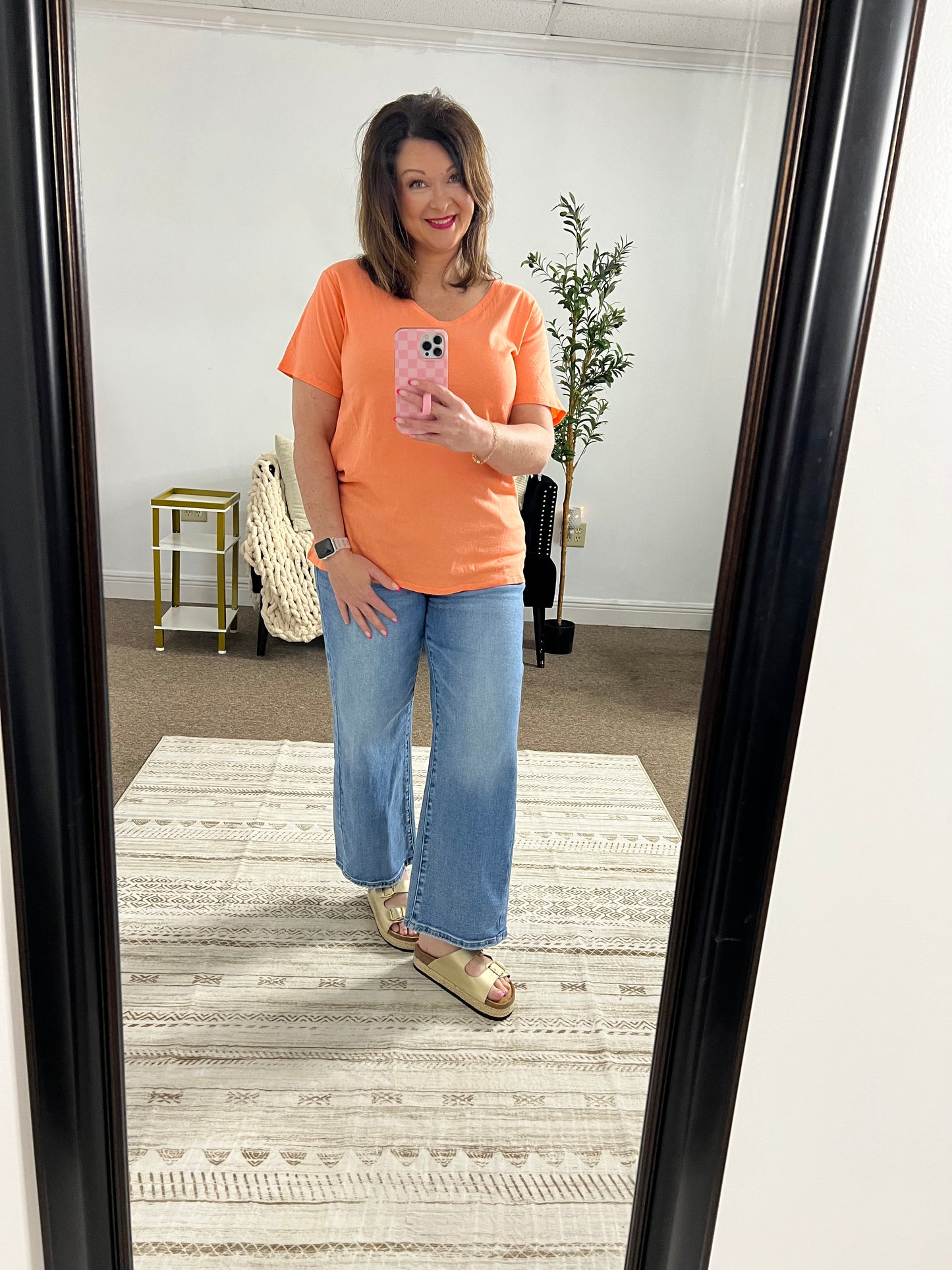 Throw-On & Go V-Neck Top
