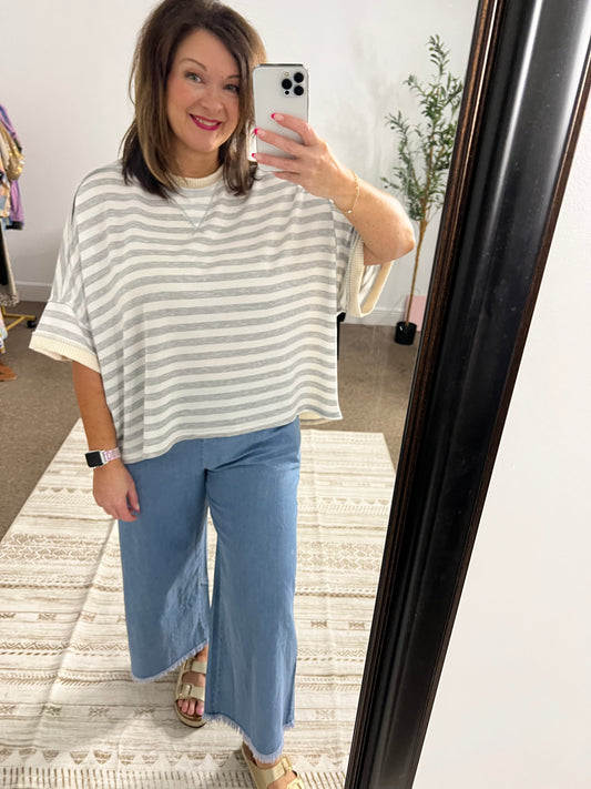 Modern Comfort Stripe Pullover