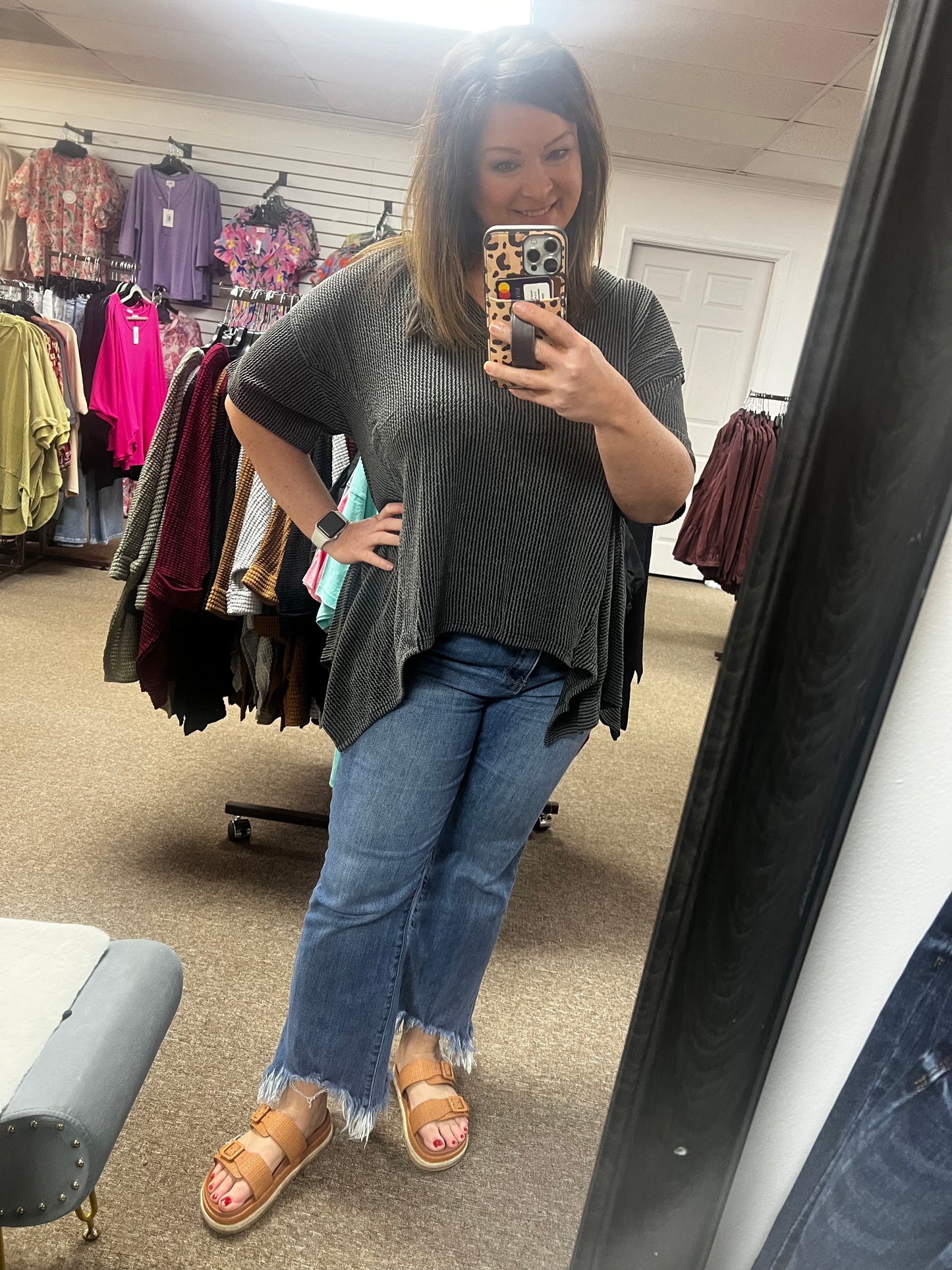 Figuring You Out Top, Charcoal