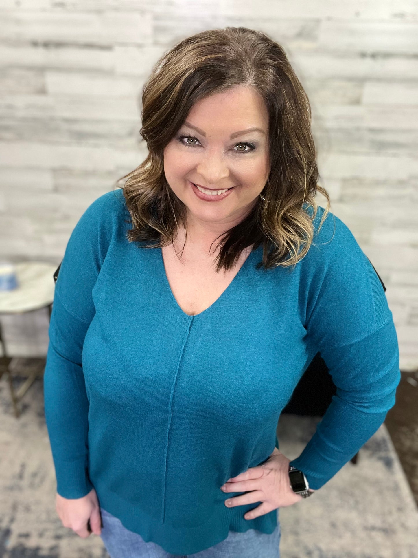 Featherlight Favorite V-Neck Top