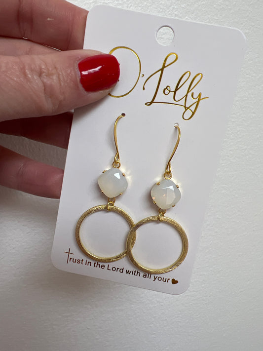 Opal Earrings