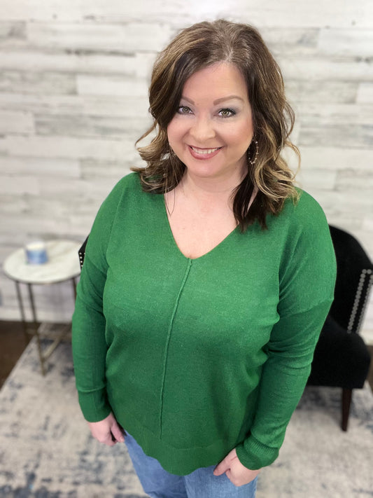 Featherlight Favorite V-Neck Top