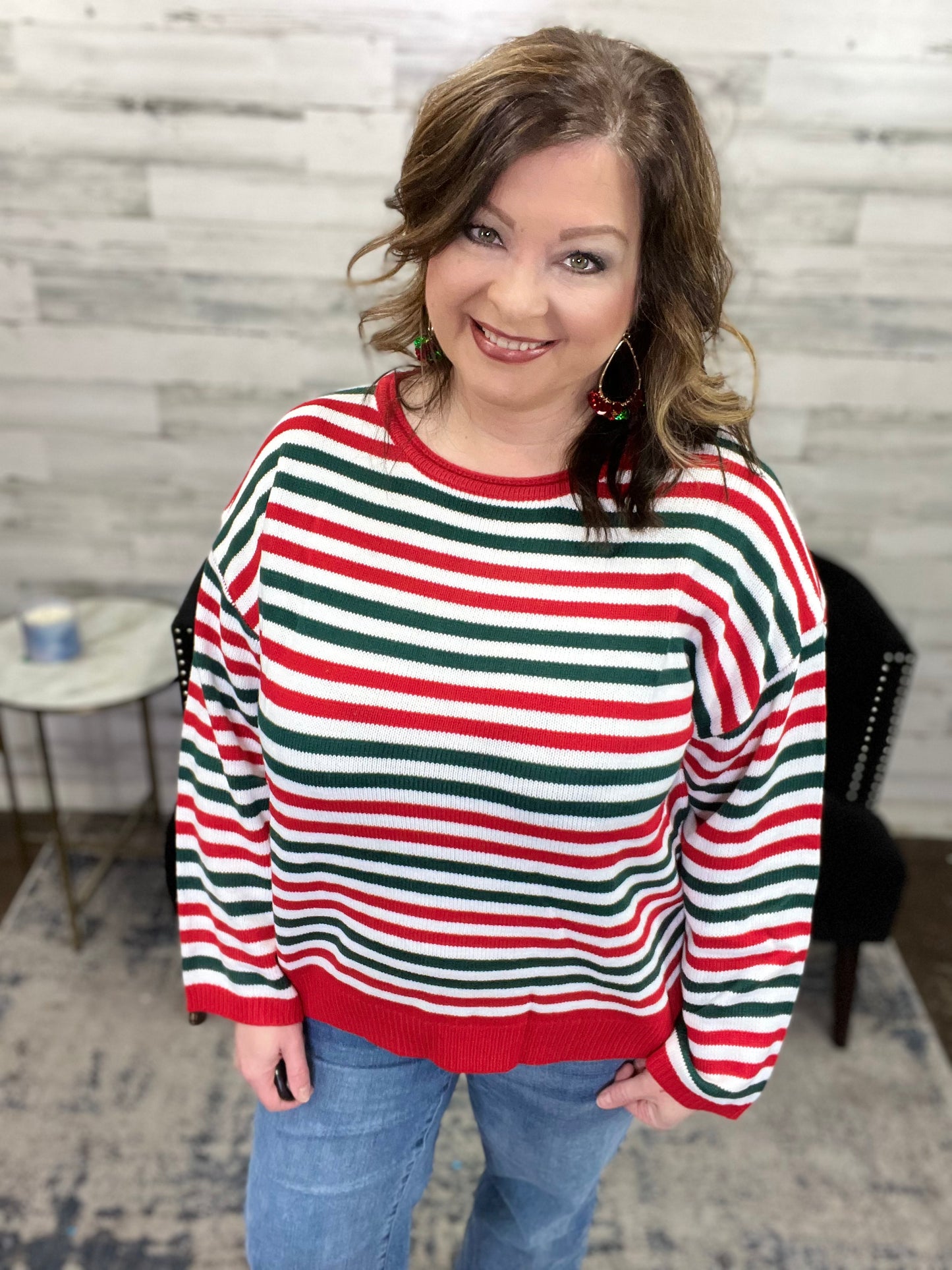 Candy Cane Lane Top