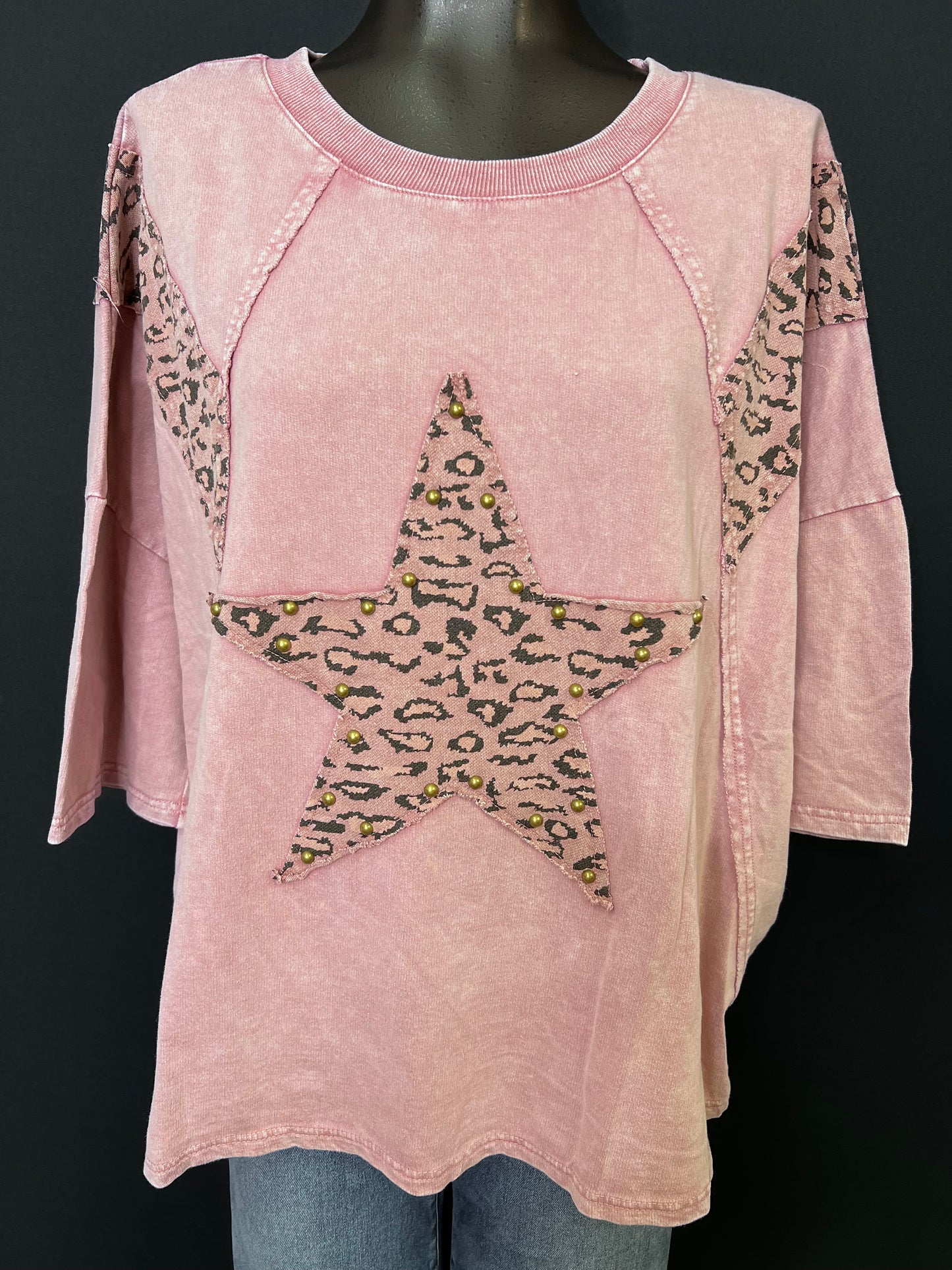 Star Pullover, Mauve