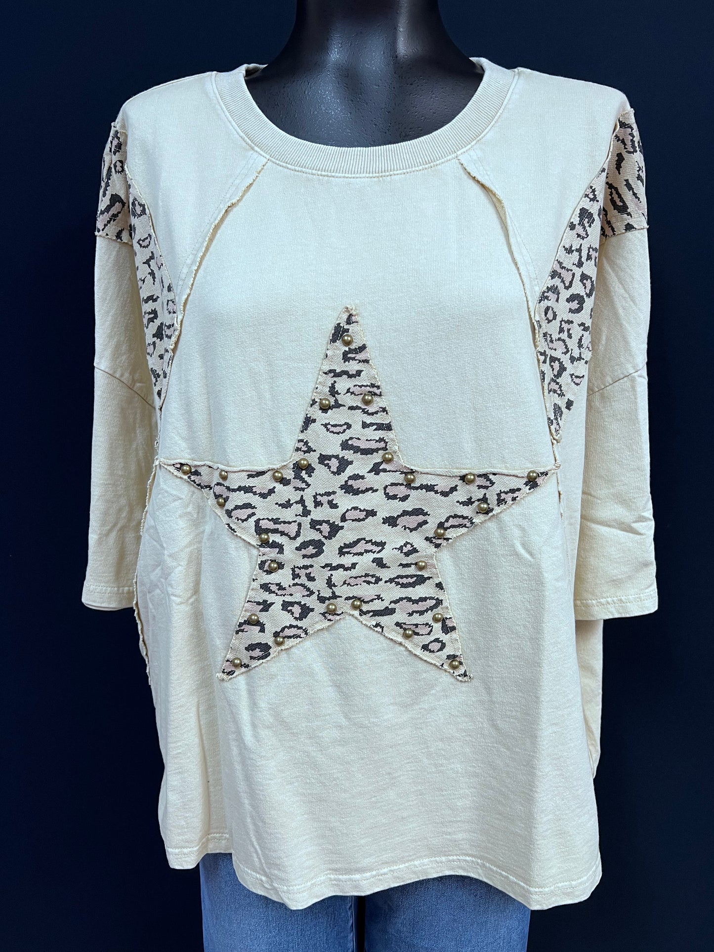 Star Pullover, Natural