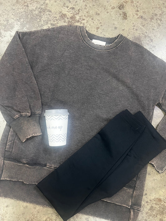 Zenana Sweatshirt with pockets