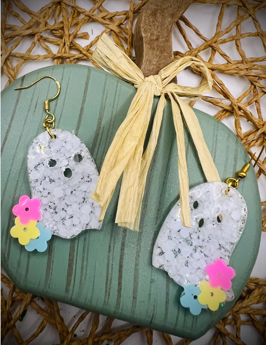 Happy Ghost Earrings
