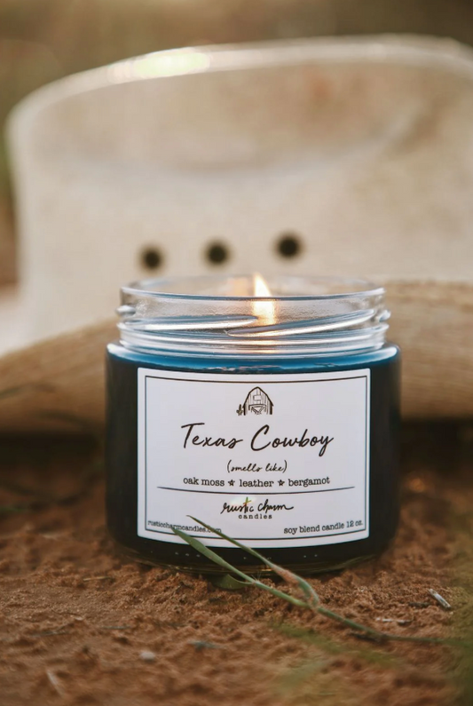 Texas Cowboy Candle