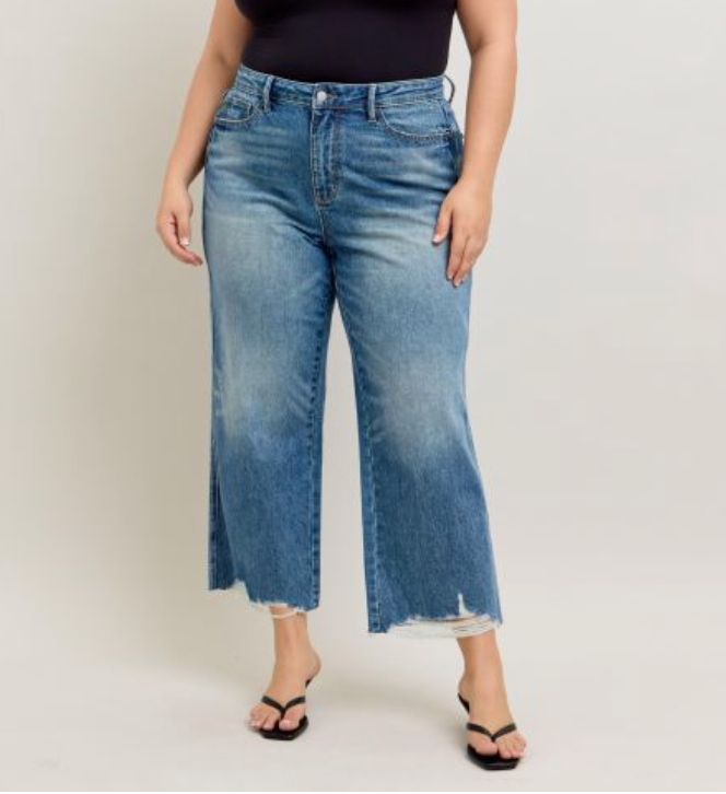 Crop Wide Leg Jeans