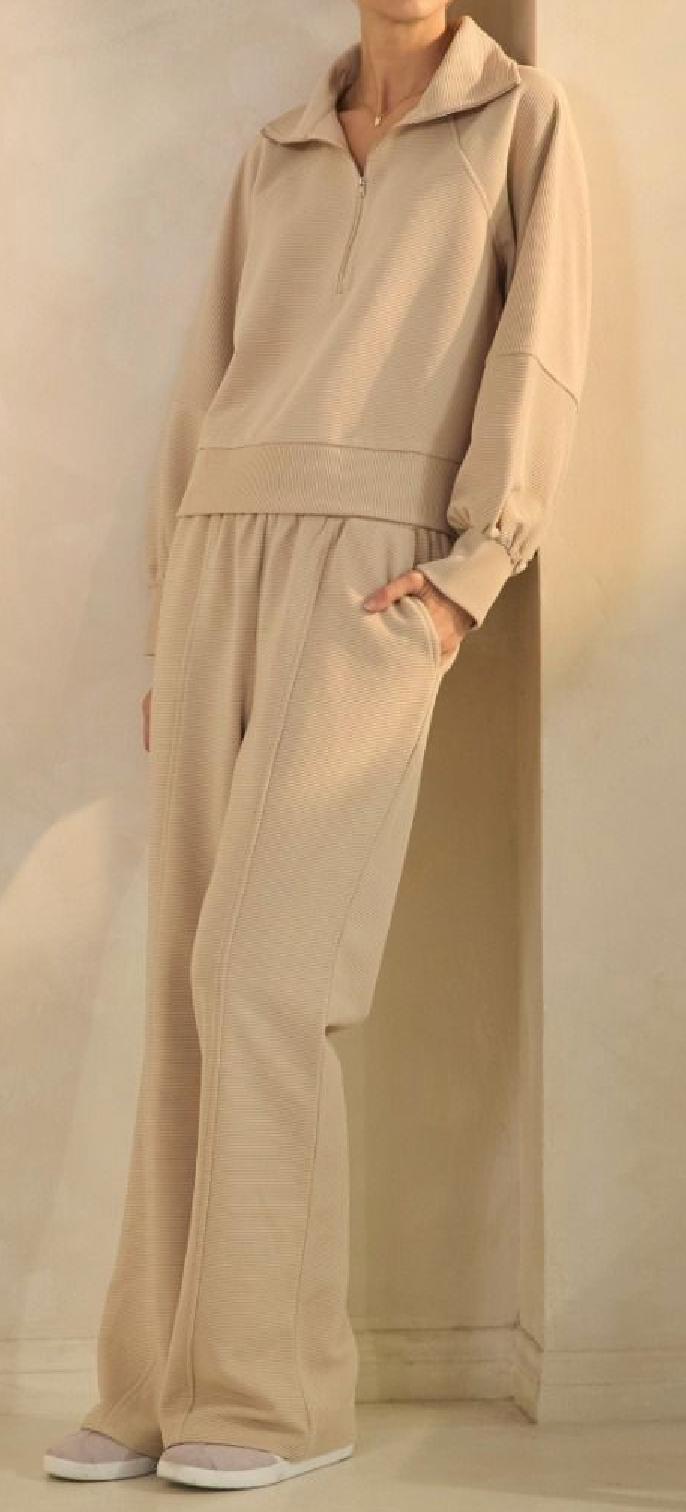 Cozy Textured Set, Beige