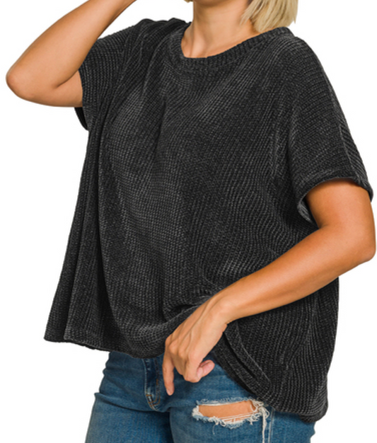 Autumn Harbor Waffle Sweater