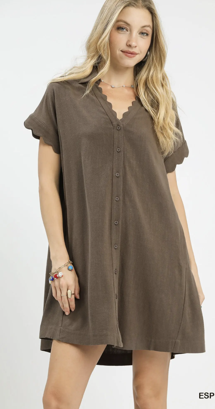 Simply Chic Shirt Dress