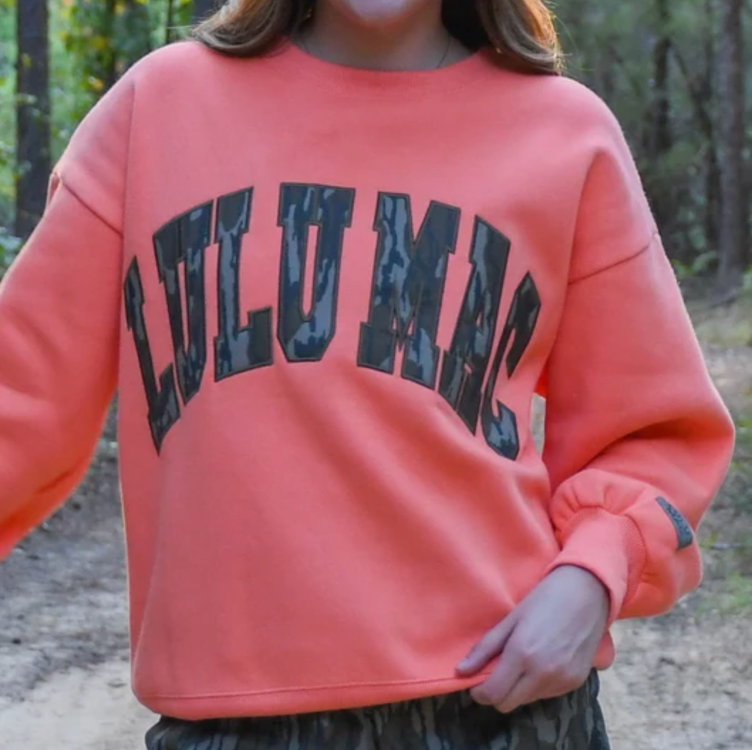 LuluMac: Mossy Oak Bottomland Sweatshirt, Orange