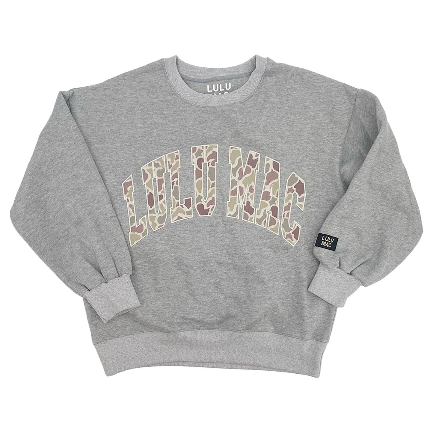 Lulu Mac Sweatshirt gray with camo