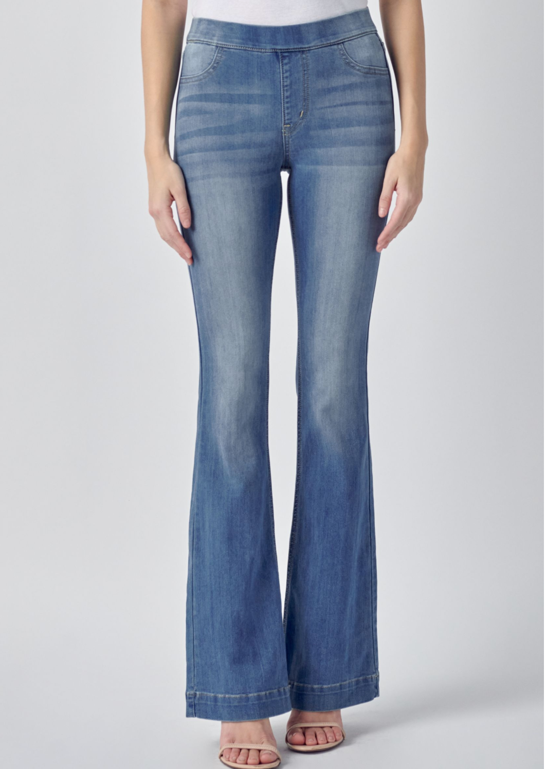 Flare Jegging, Medium Denim