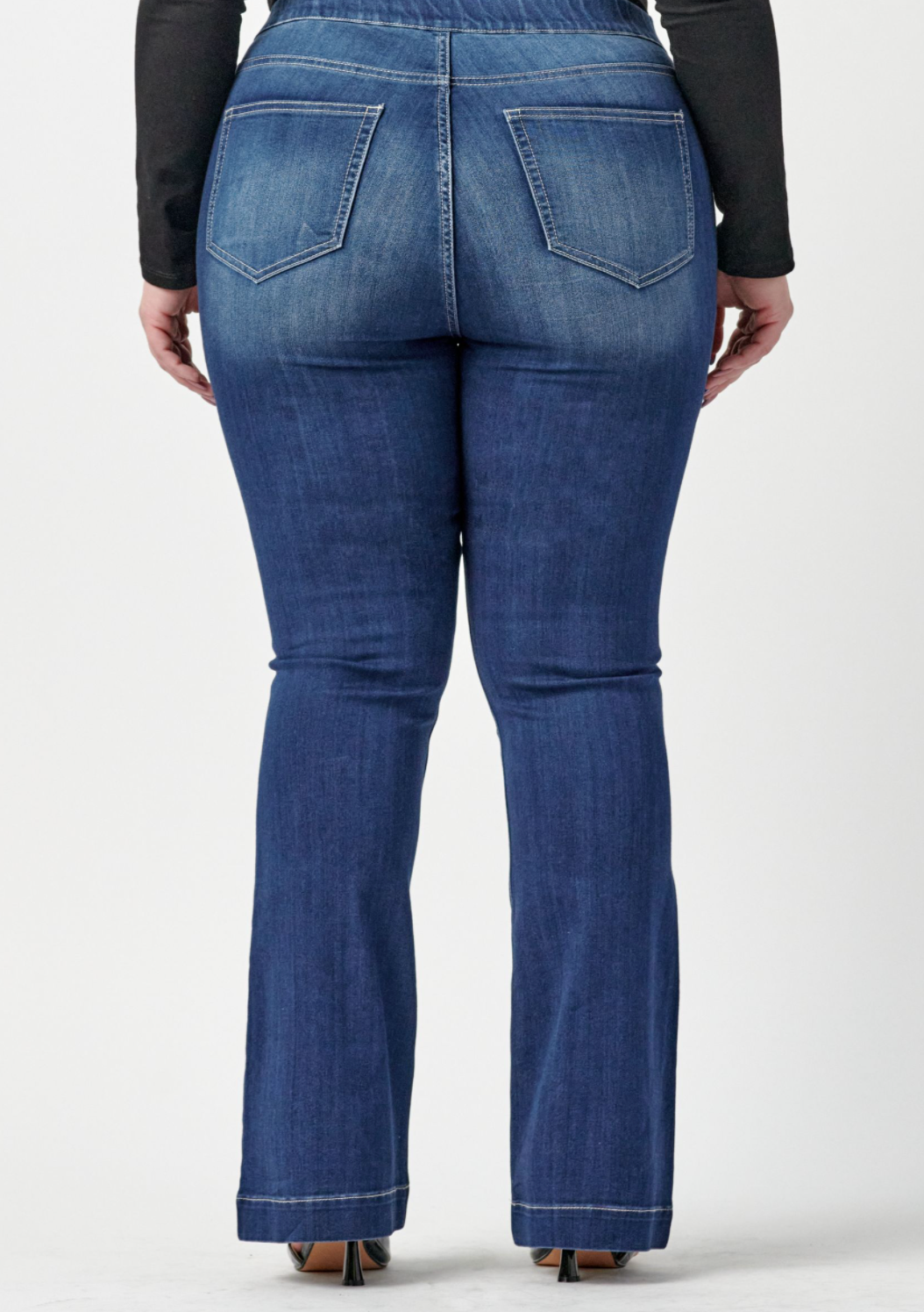 Flare Jeggings, Dark Denim