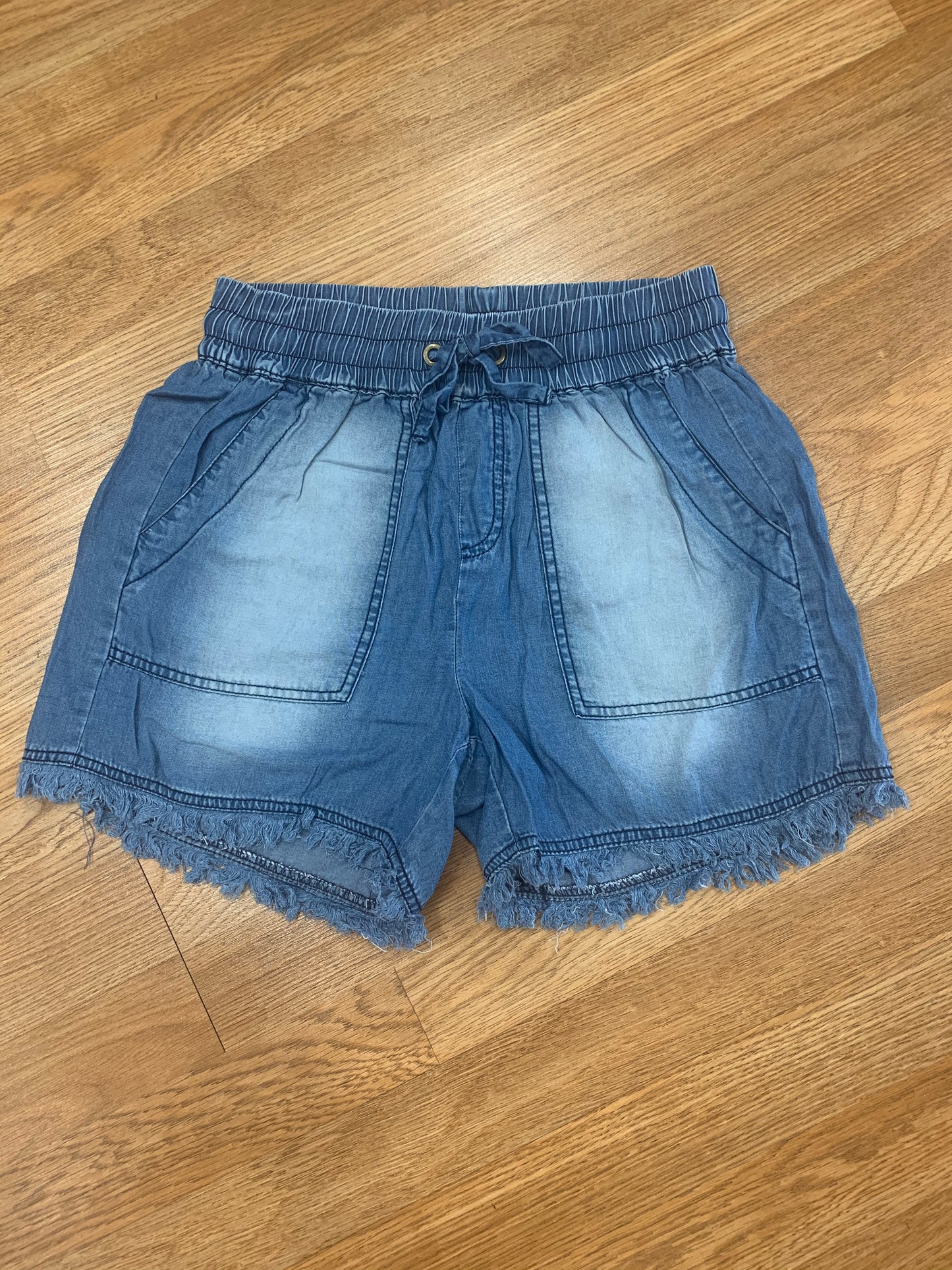 Skip The Day Shorts, Medium Denim