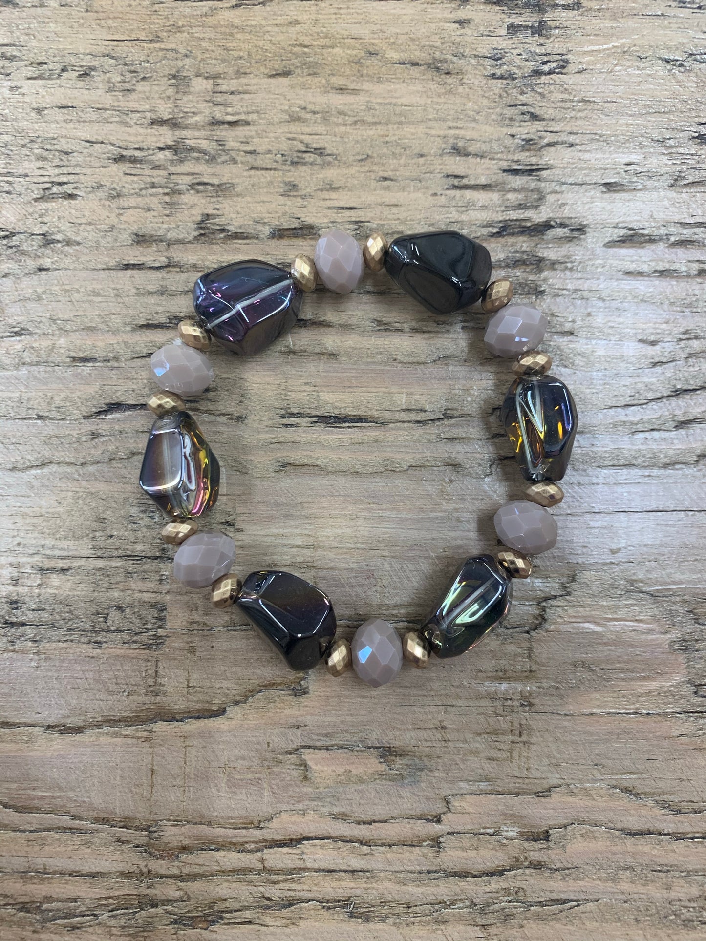 Crystal Beads Stretch Bracelet