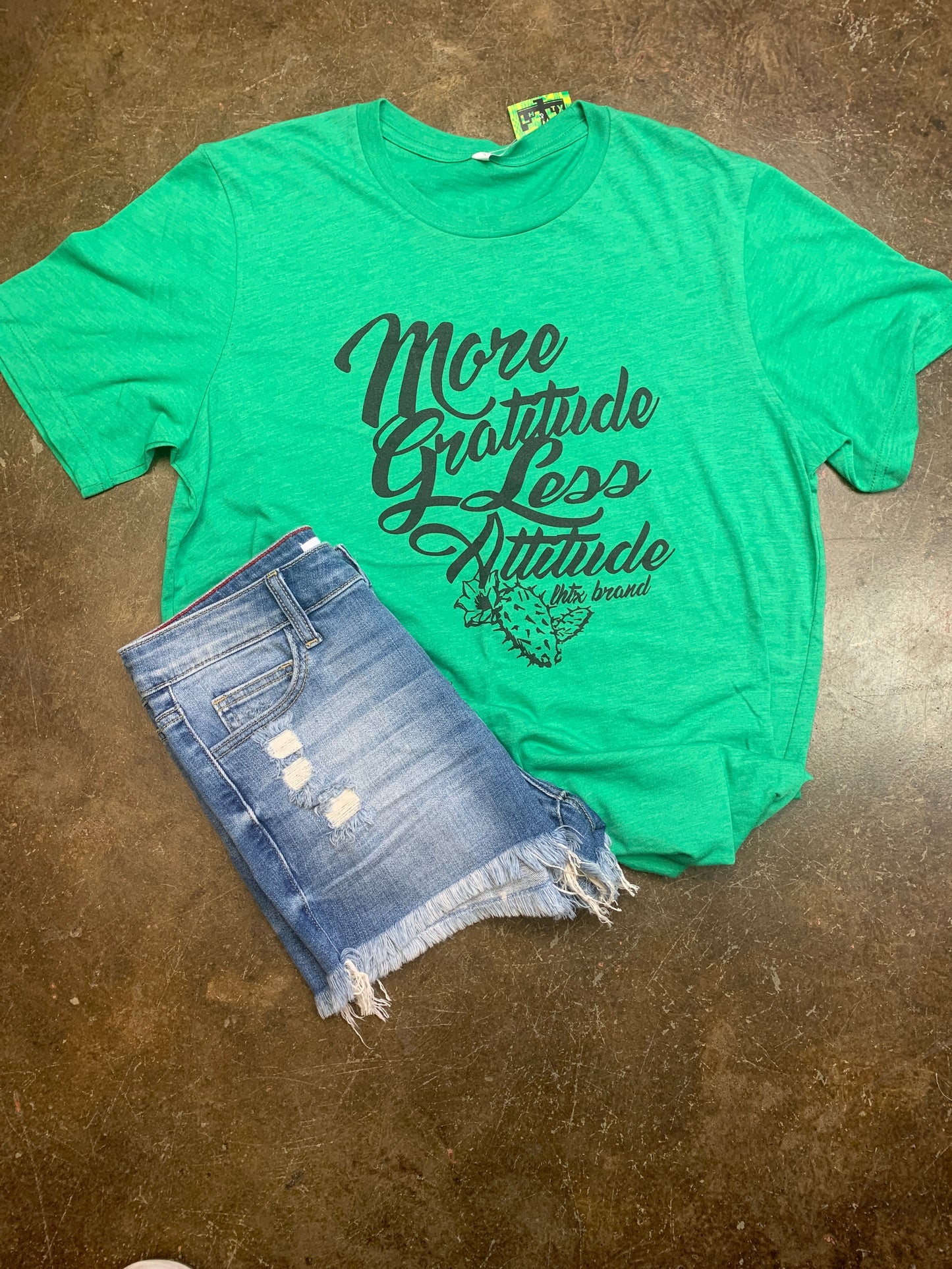 More gratitude less attitude