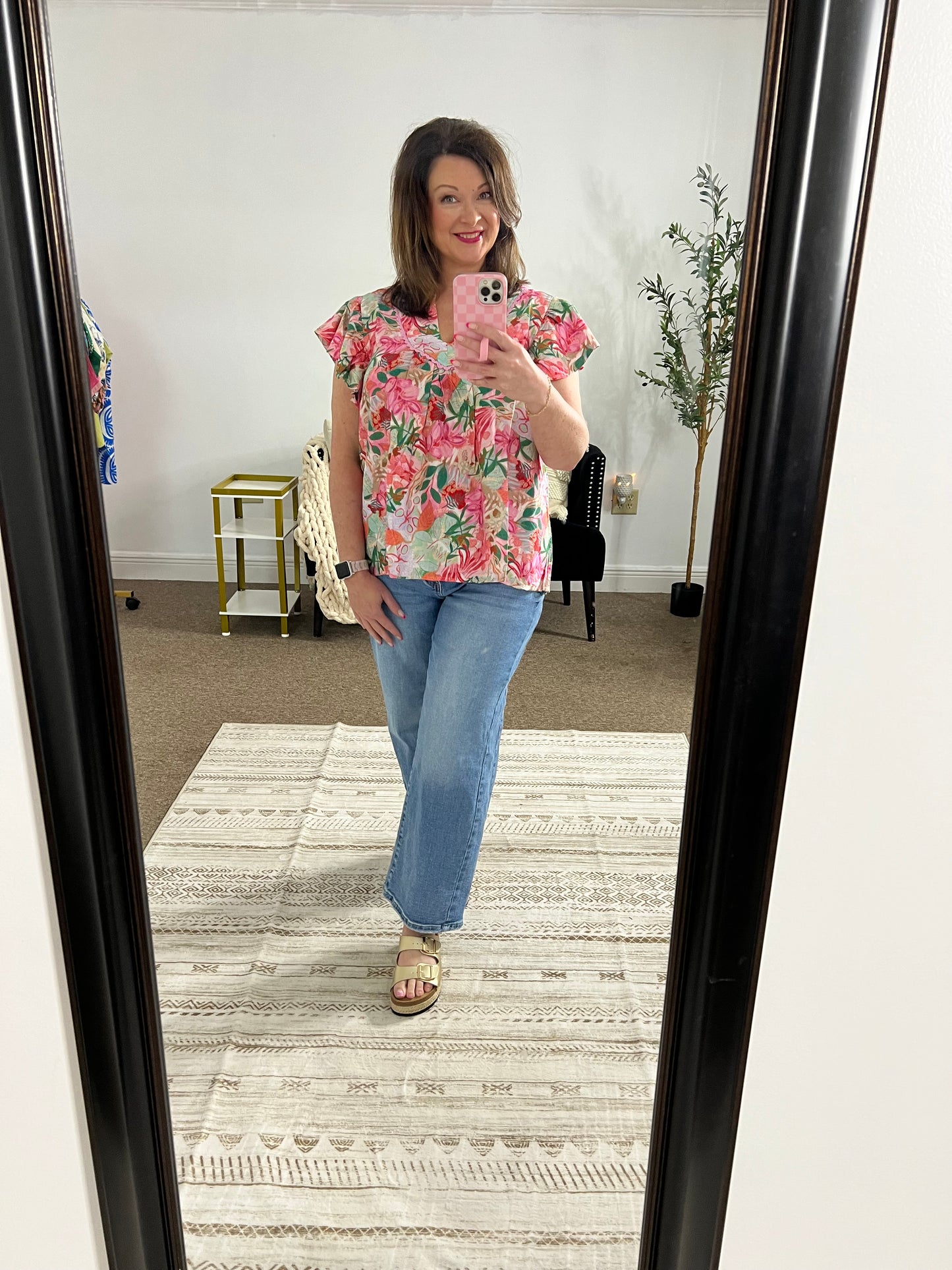 Sweet Magnolia Bloom Top