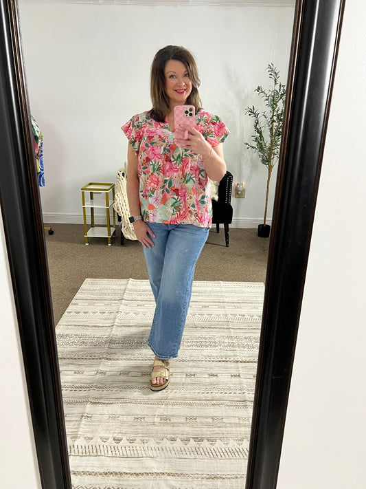 Sweet Magnolia Bloom Top