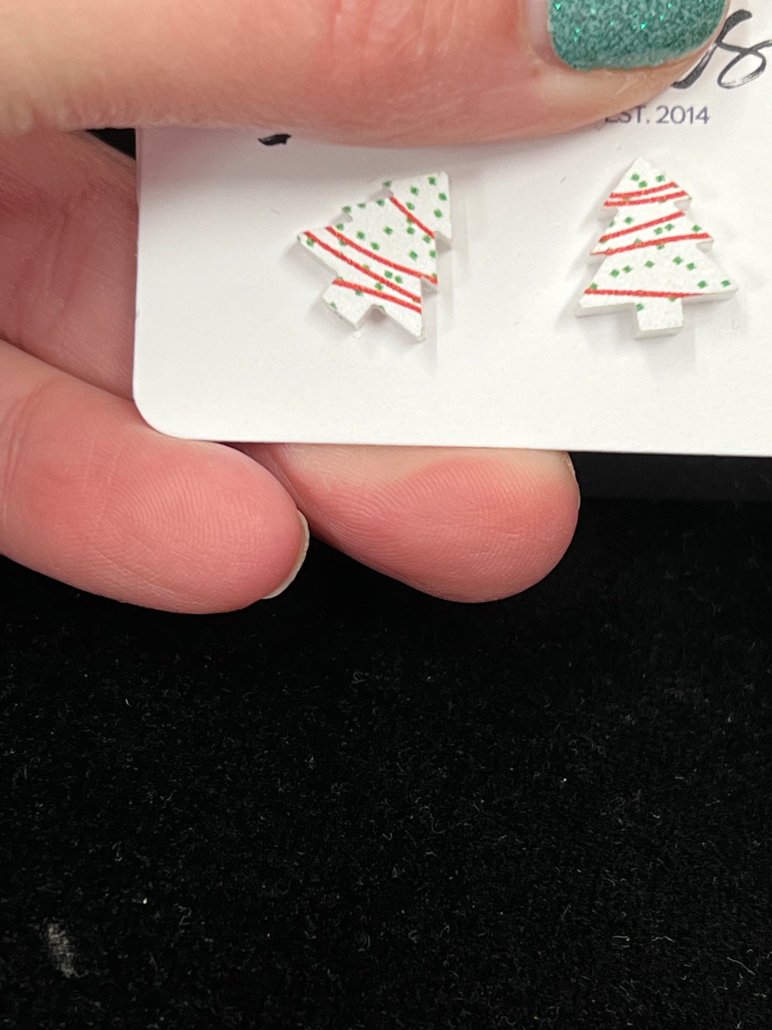 Christmas Tree Stud Earrings