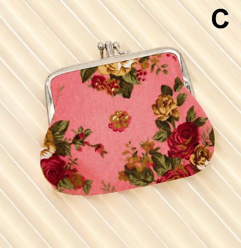 The Vintage Bloom Coin Purse