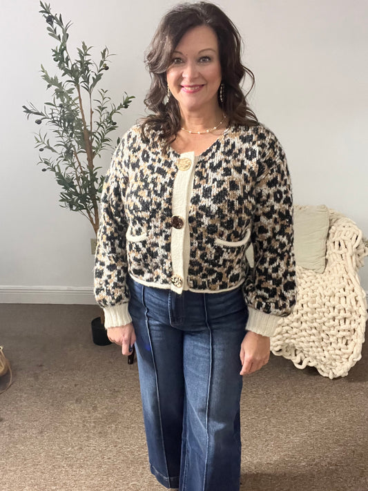 Wild About You Leopard Cardigan