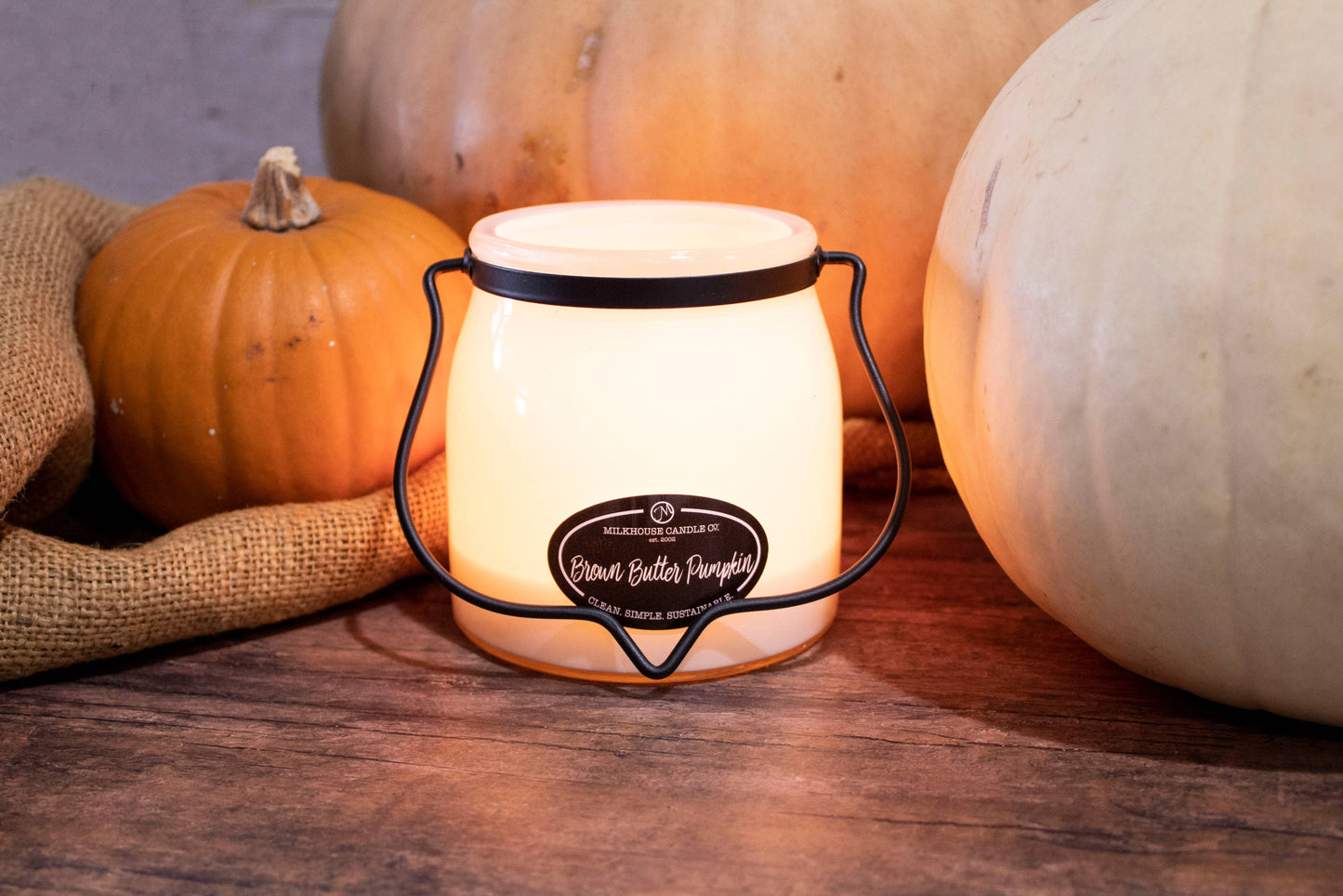 16 oz Butter Jar Candle: Brown Butter Pumpkin