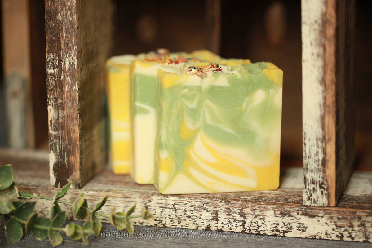 Honeysuckle Cold Process Bar Soap, 4.5 oz.