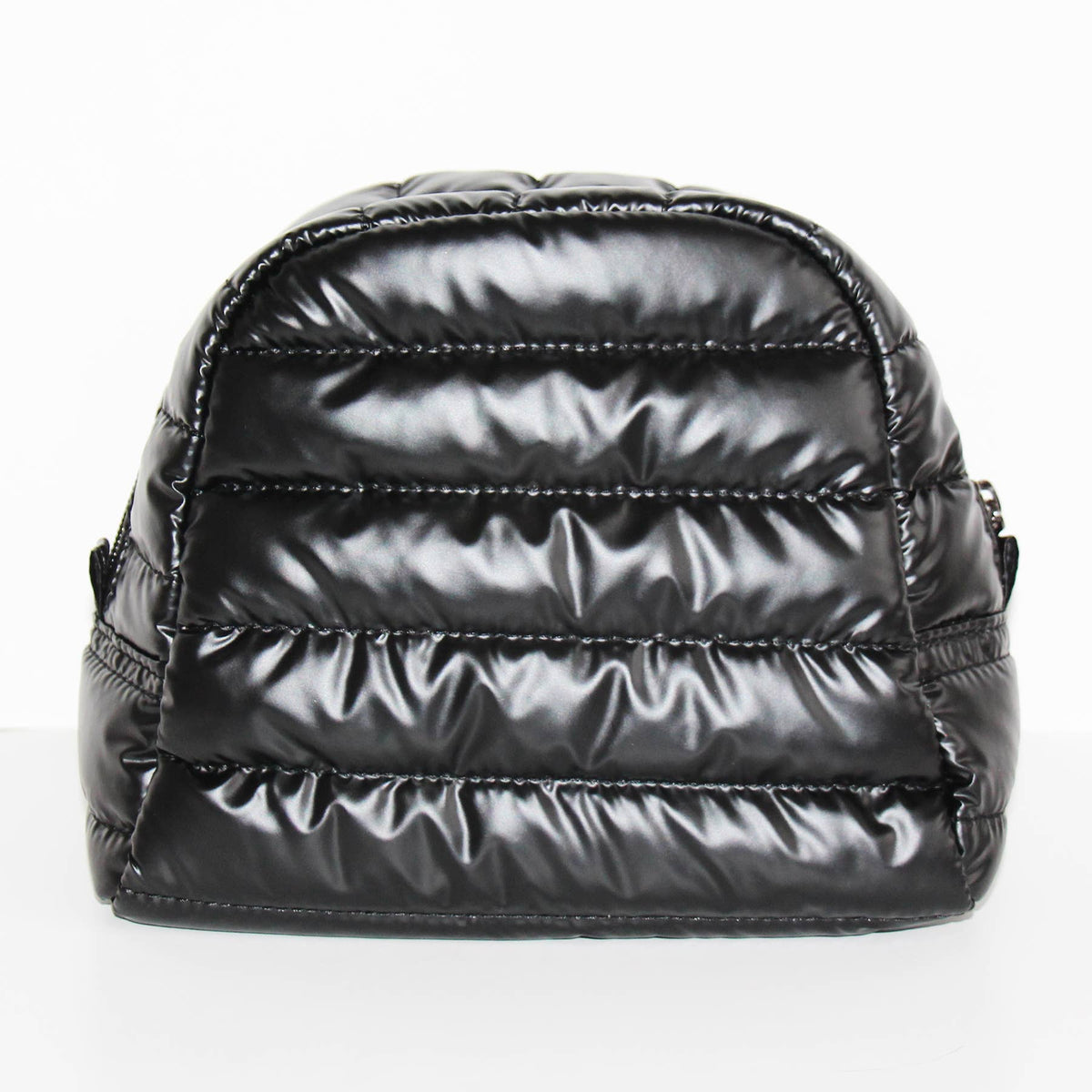 Cosmetic Puffer Makeup Travel Bag Black