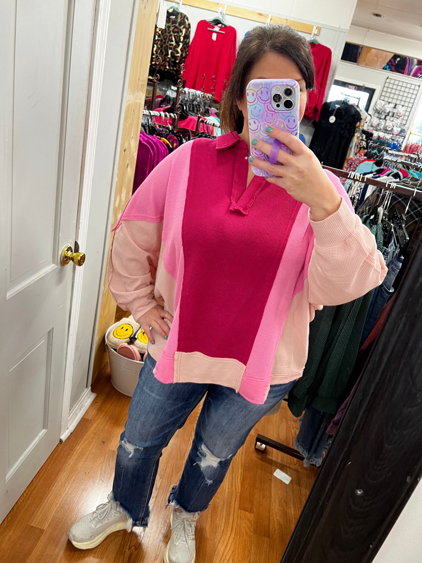 Pink Pullover