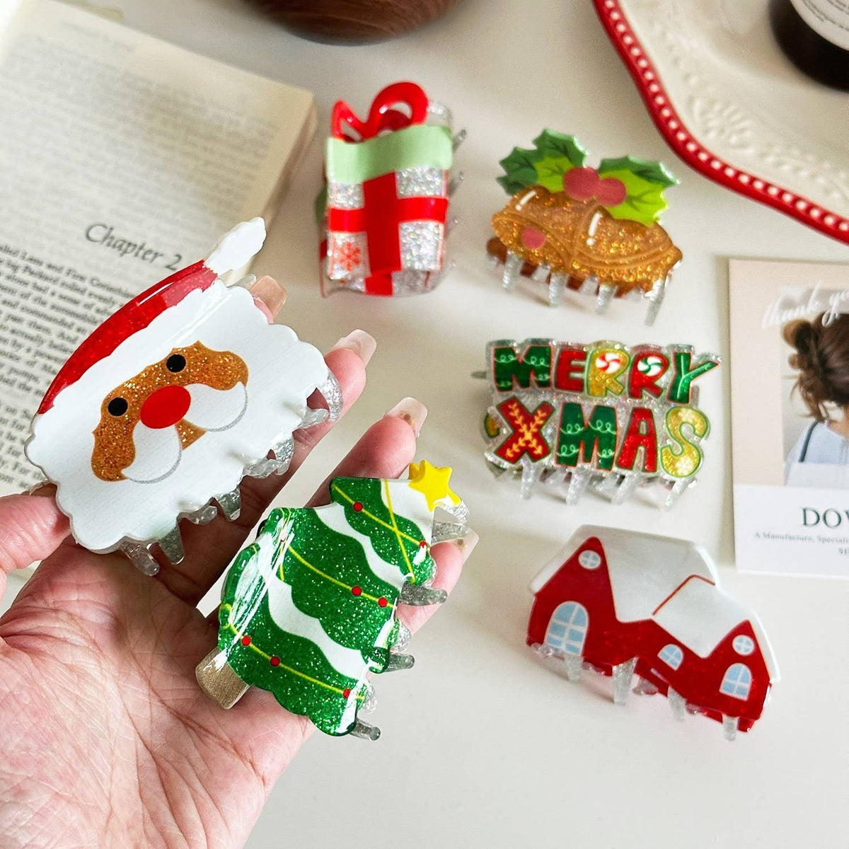Making Spirits Bright Hair Claw