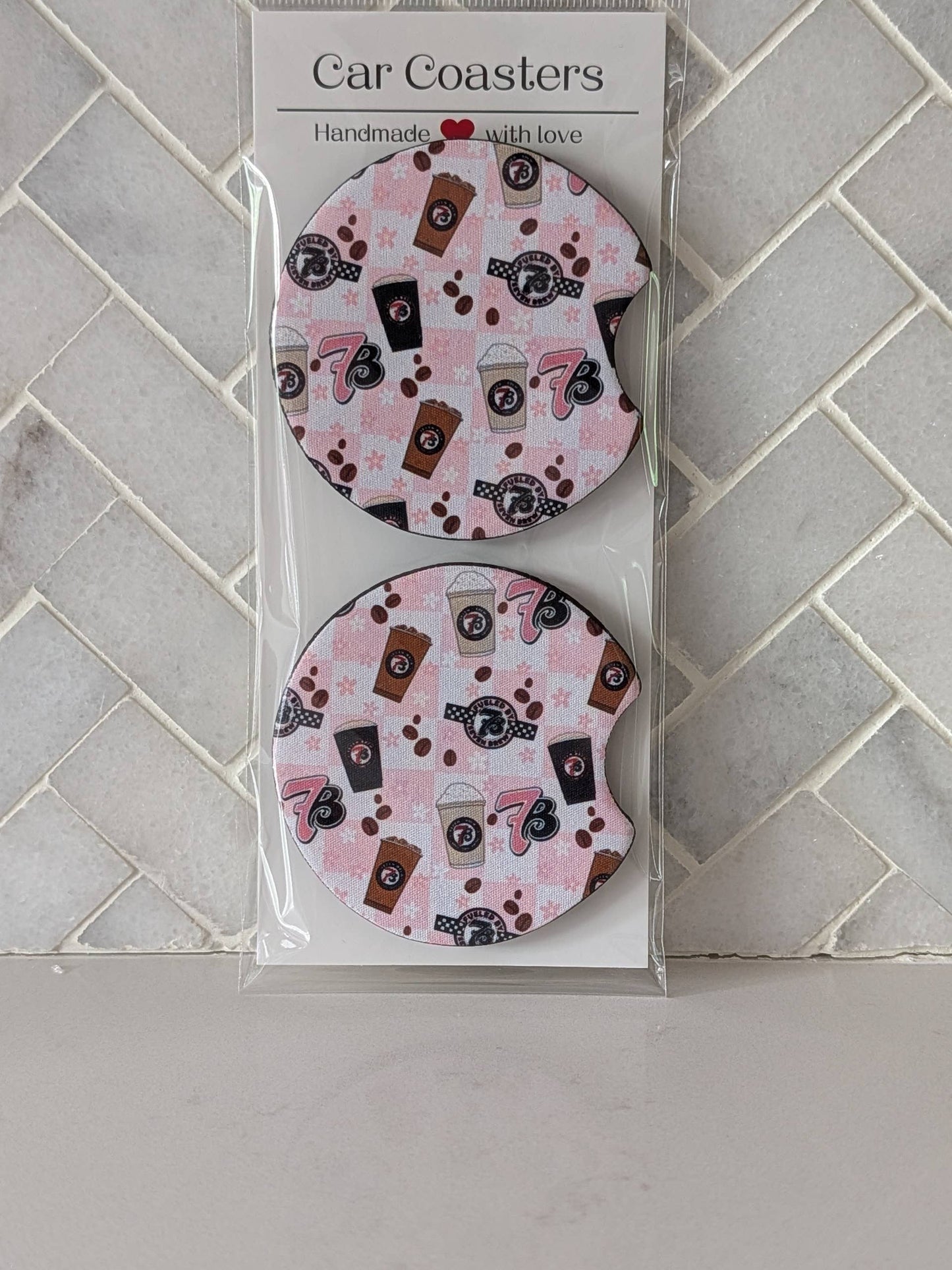 Brew Coffee Inspired Car Coasters