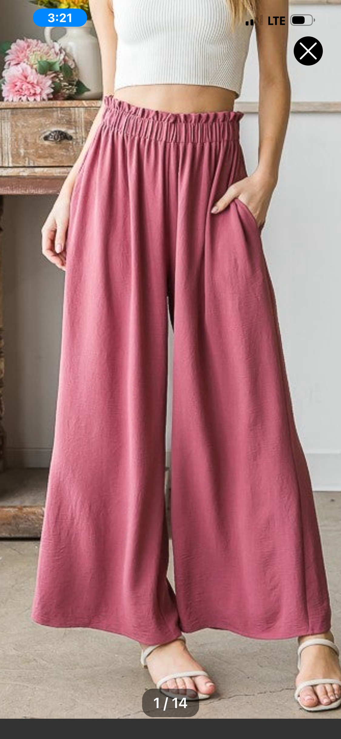 Easy Living Wide Leg Pants