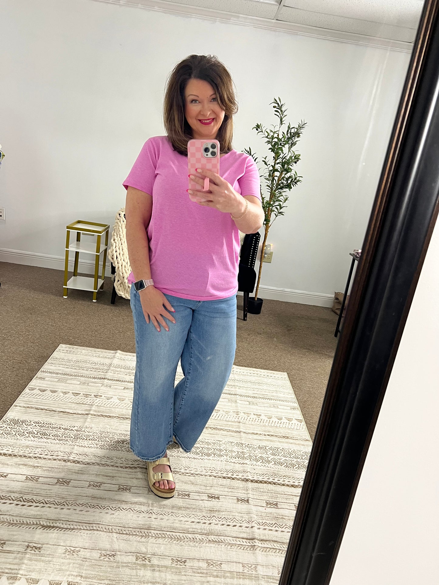 Throw-On & Go V-Neck Top