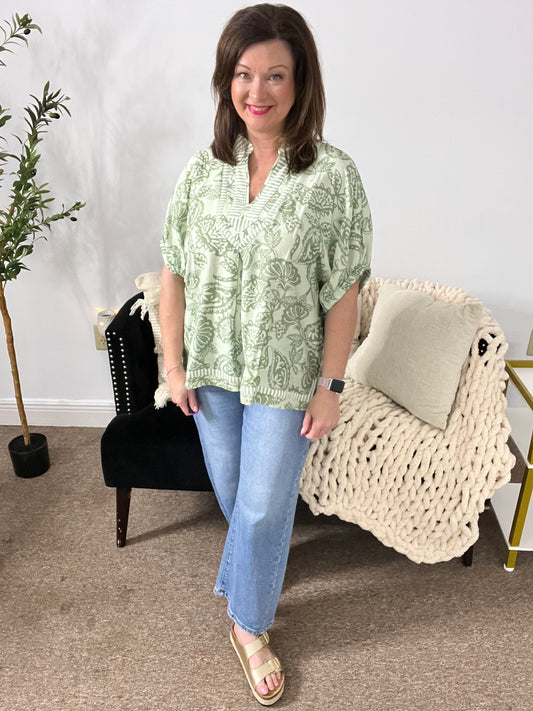 Sage Serenity Top