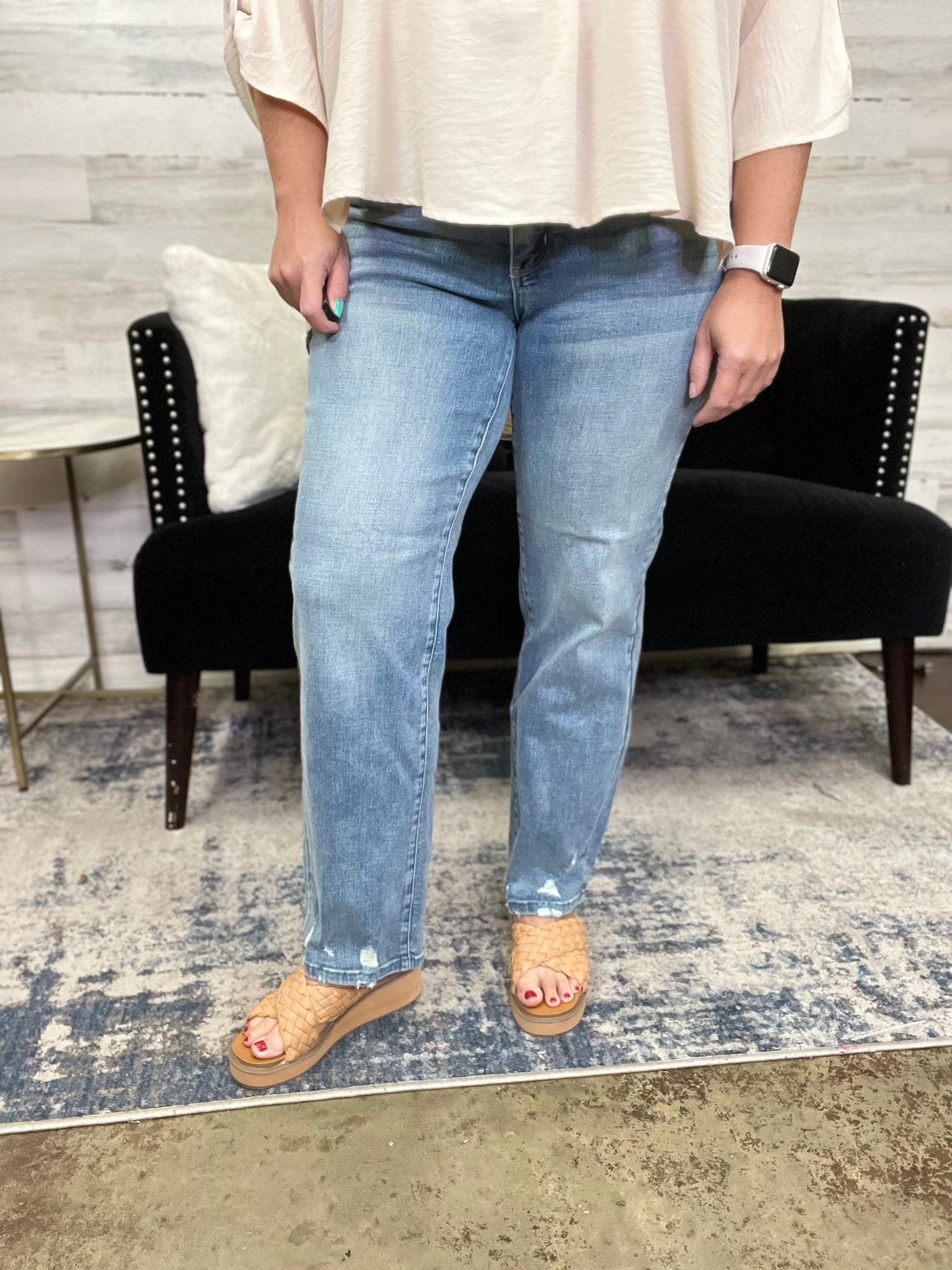 Judy Blue: Carry On Jeans, Medium Wash