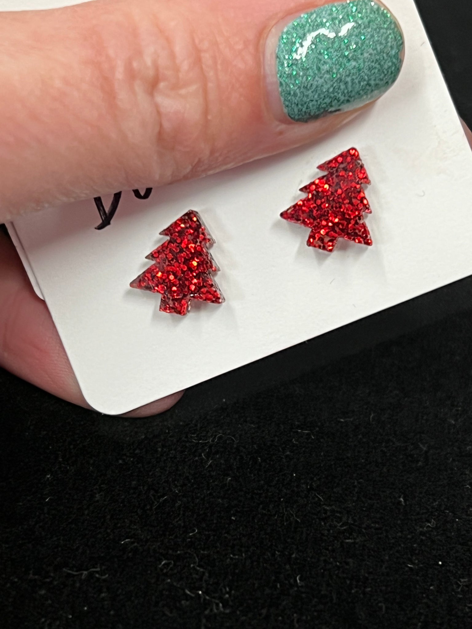 Christmas Tree Stud Earrings