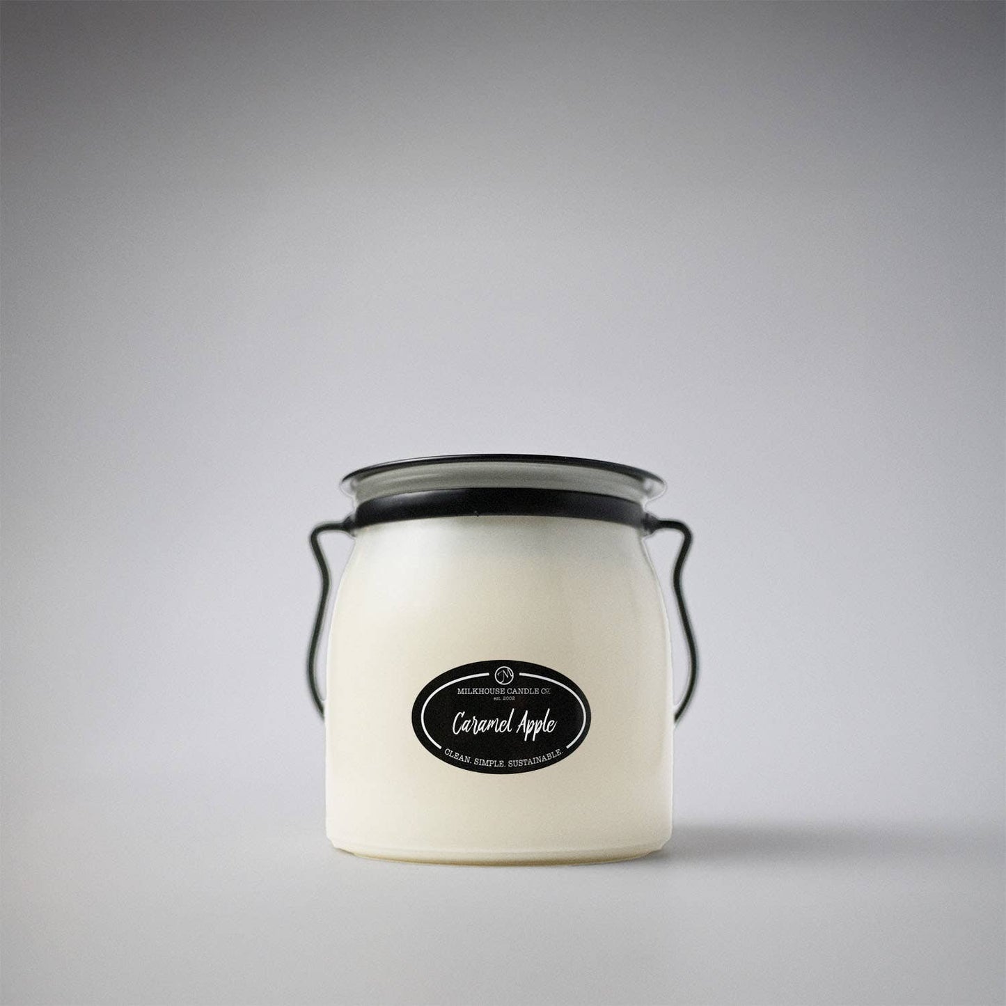 16 oz Butter Jar Candle: Caramel Apple