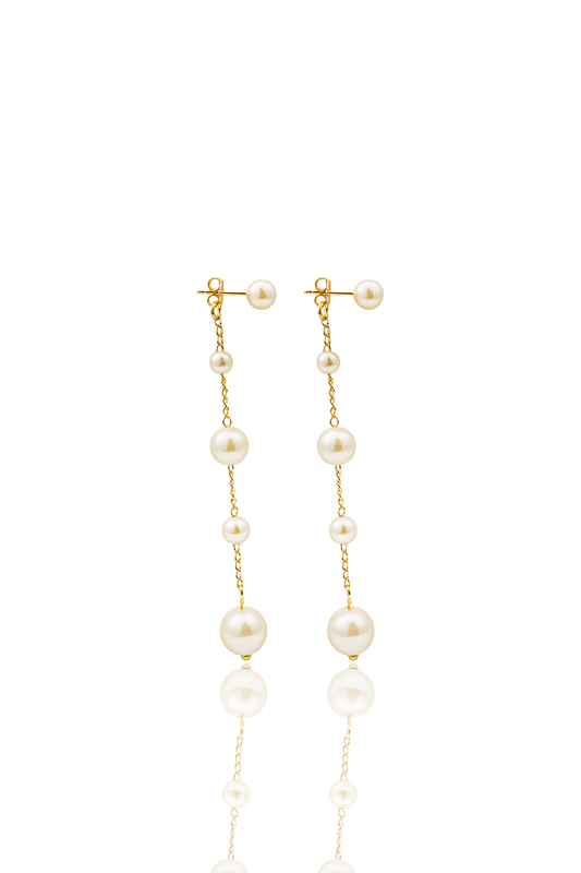 Pearl & Grace Linked Pearl Dangles