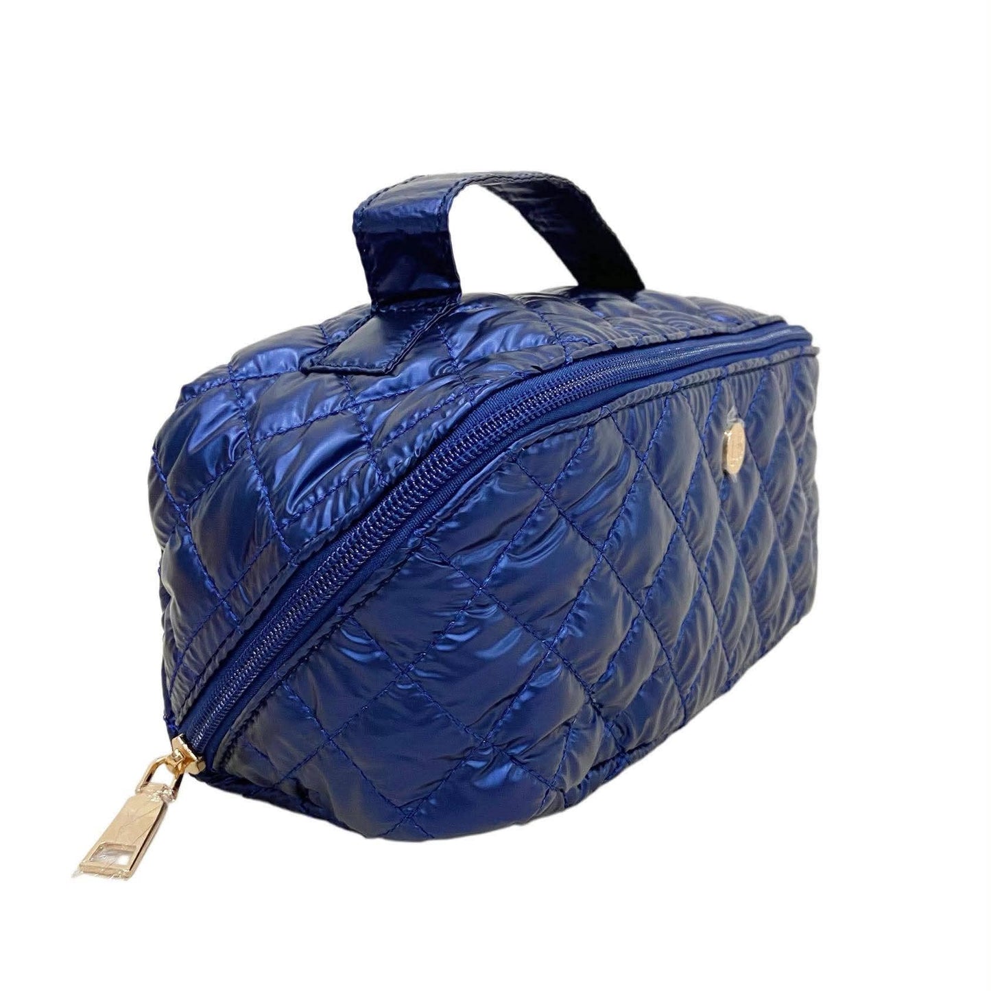 Cosmetic Diamond Makeup Bag GlamZip Sapphire