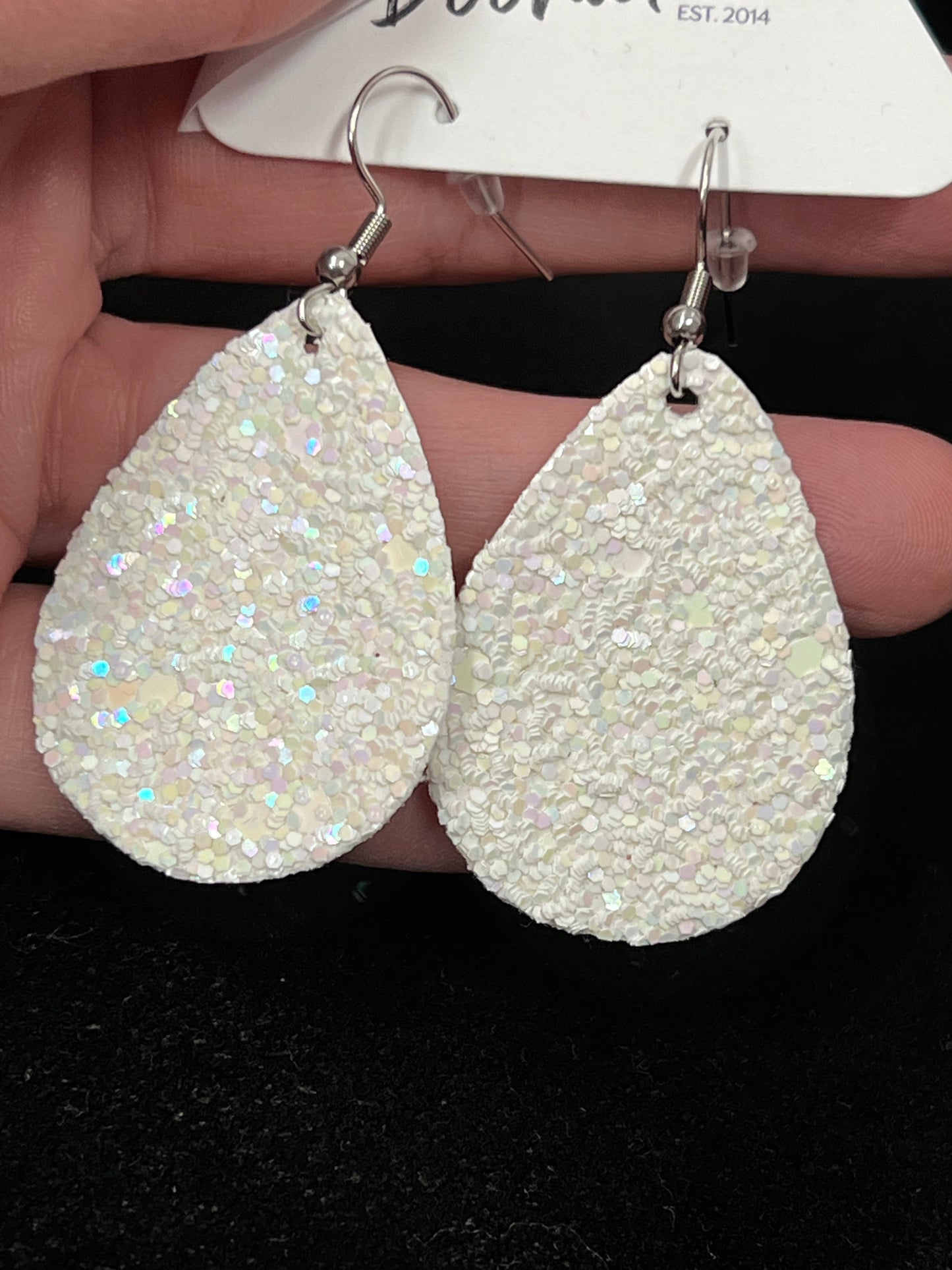 Christmas Glitter Mini Drop Earrings