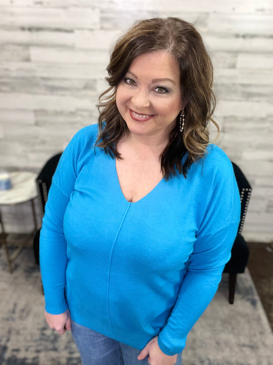 Featherlight Favorite V-Neck Top