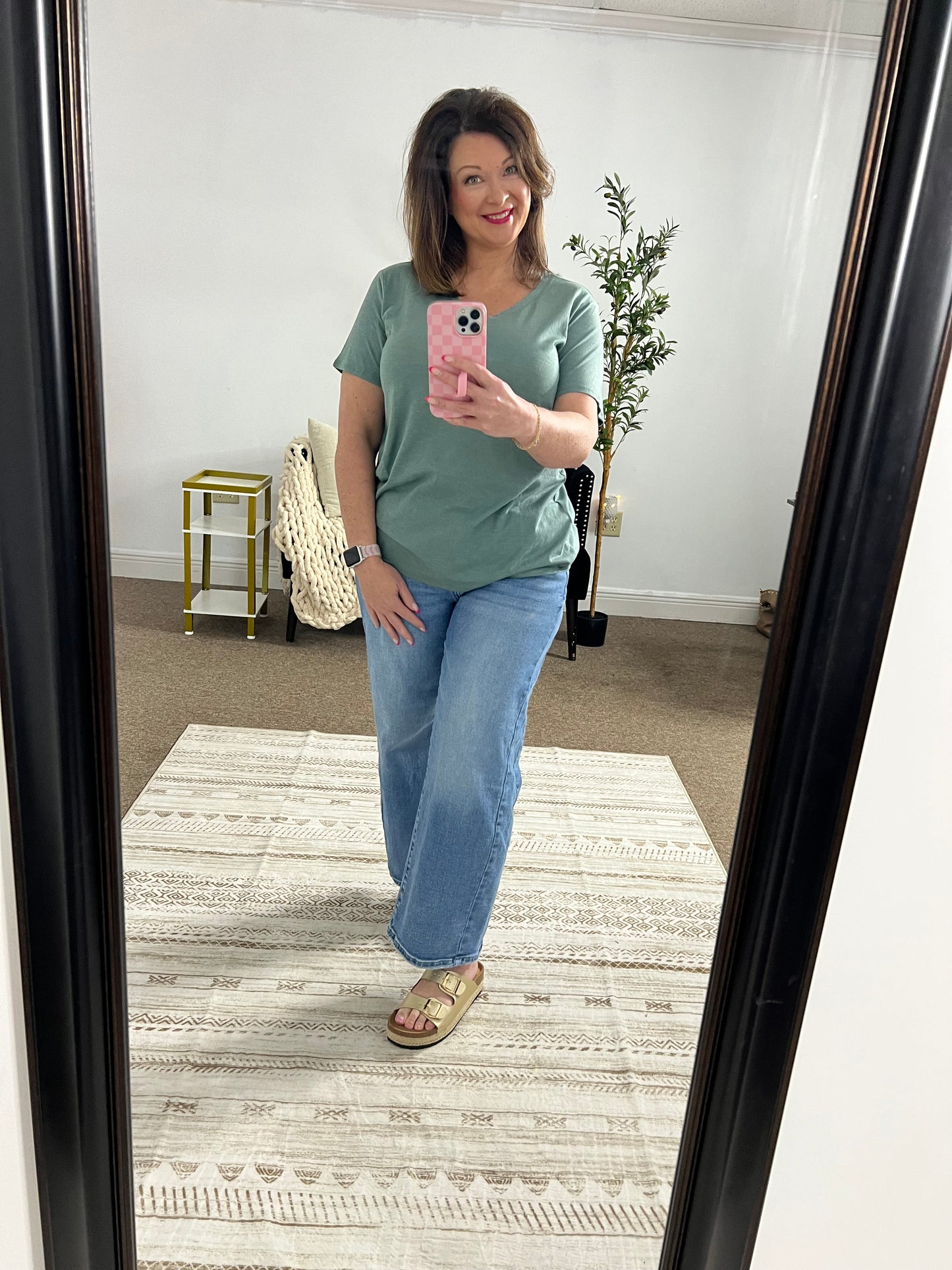 Throw-On & Go V-Neck Top