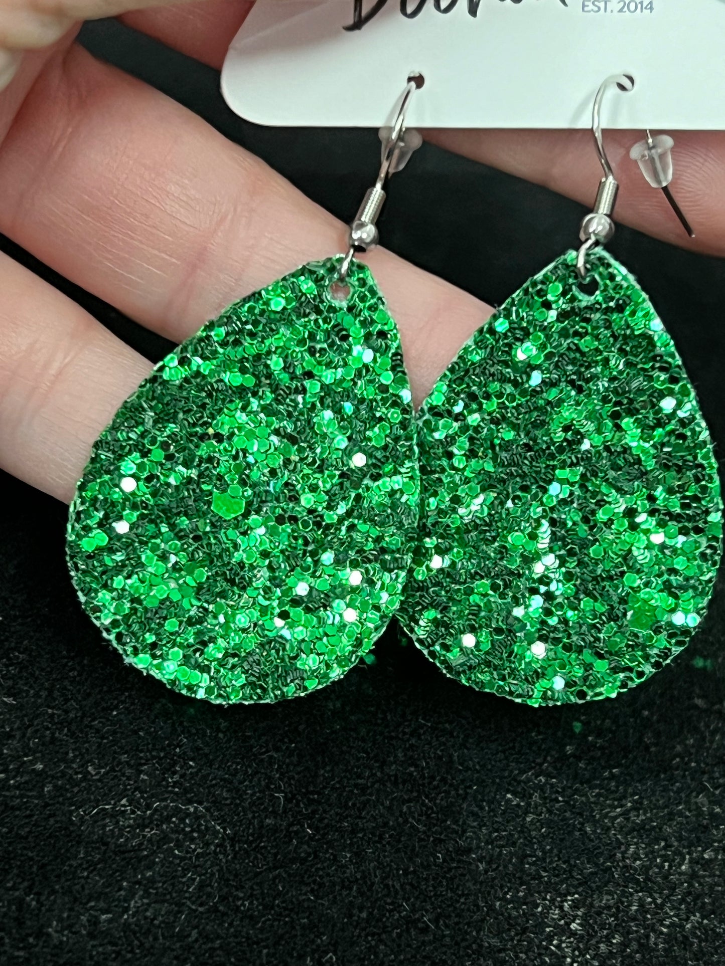 Christmas Glitter Mini Drop Earrings